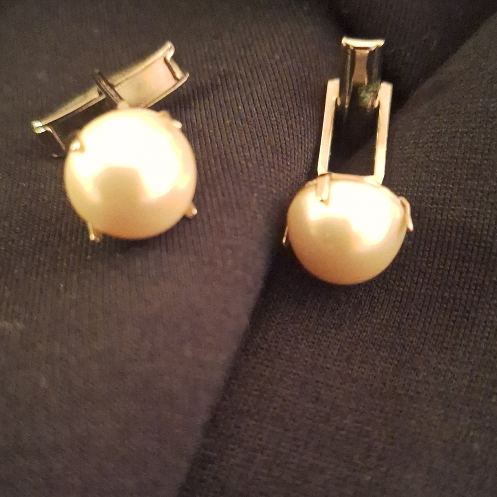 Vintage Faux Pearl Earrings